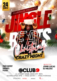 christmas party A5 template