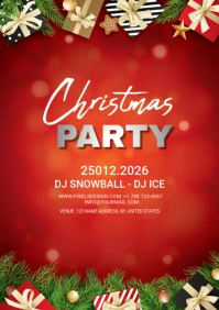 Christmas Party A3 template