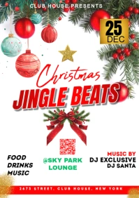 christmas party A5 template