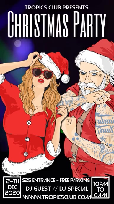 La Digitale Del Modello Dell Evento Della Festa Di Natale Postermywall