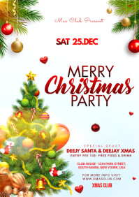 Christmas Party Flyer A1 template
