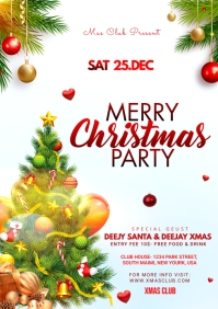 Christmas Party Flyer A2 template