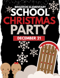 customizable design templates for school christmas party postermywall school christmas party flyer