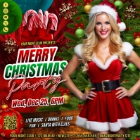 Christmas Party Instagram Banner template