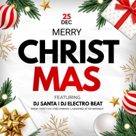 christmas party instagram post template