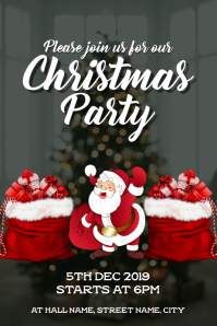 860 Christmas Invitation Customizable Design Templates