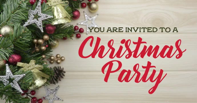 Christmas party invite Template | PosterMyWall