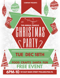 Template poster vector christmas party ready print 600+ Customizable Design Templates for Holiday Event | PosterMyWall