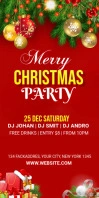 Christmas Party Roll Up Banner template