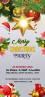 Christmas Party Snapchat Geofilter template