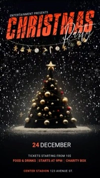 Christmas Party tiktok post template