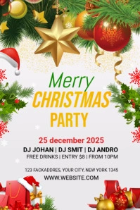 Christmas Party Tumbir Graphic Tumblr-Grafik template