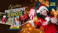 Christmas photography service Blog Header template