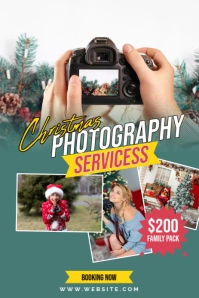 Christmas photography service Pinterest Graph template