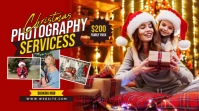 Christmas photography service Twitter Post template