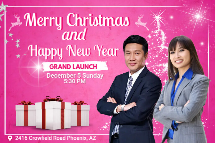 Christmas Political Banner Template | PosterMyWall