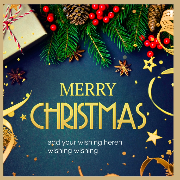 Plantilla de Post de Navidad | PosterMyWall