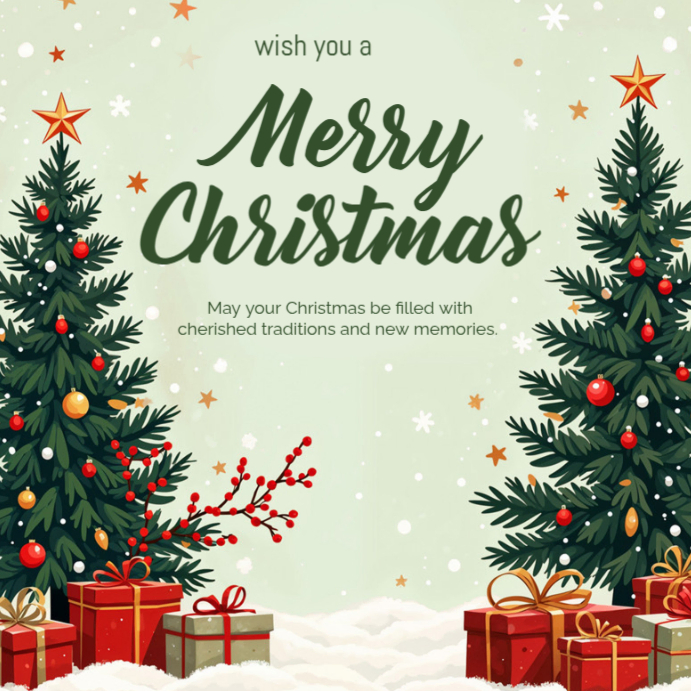 Christmas post Template | PosterMyWall