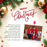 christmas post Instagram-bericht template