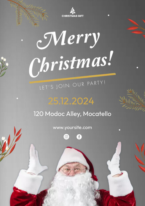 CHRISTMAS POSTER Template PosterMyWall