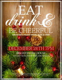 christmas dinner poster christmas dinner poster