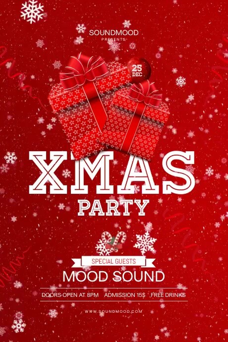 Christmas Poster Template Postermywall