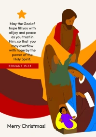 Christmas Quote A1 template