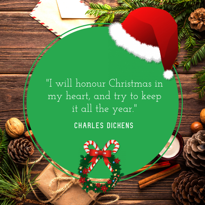 Christmas Quote Instagram template