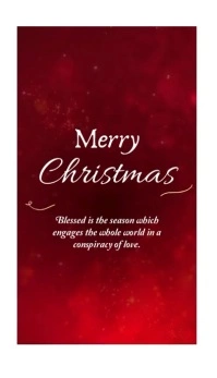 Christmas quotes mp4 นามบัตร template
