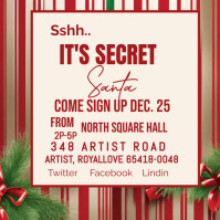Christmas Raffle Lettering Christmas raffle ticket Template | PosterMyWall