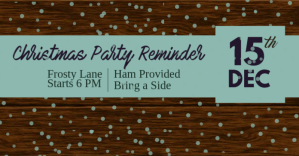 Christmas Reminder ภาพที่แชร์บน Facebook template