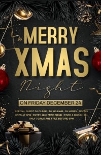 christmas retail Tabloid template