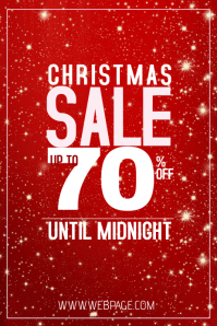 christmas sale flyer