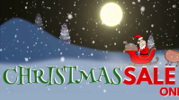 Christmas Retail Sale Video Ad Digital Display (16:9) template