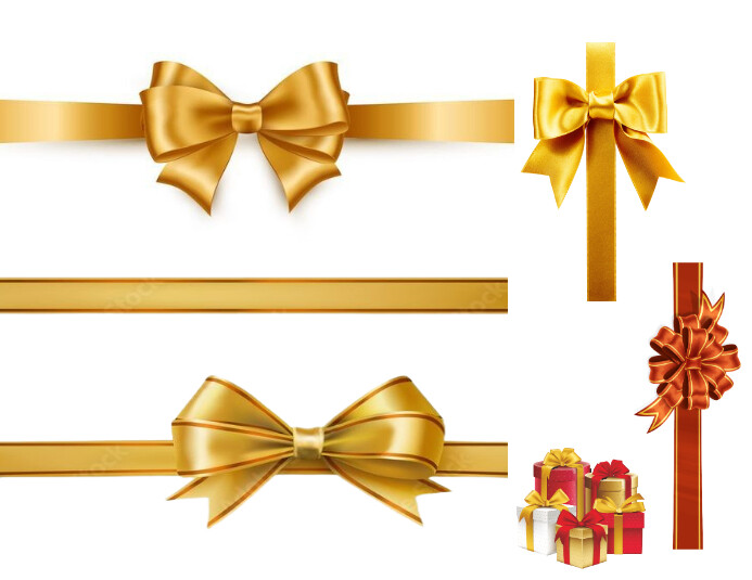 Copy of Christmas ribbon | PosterMyWall