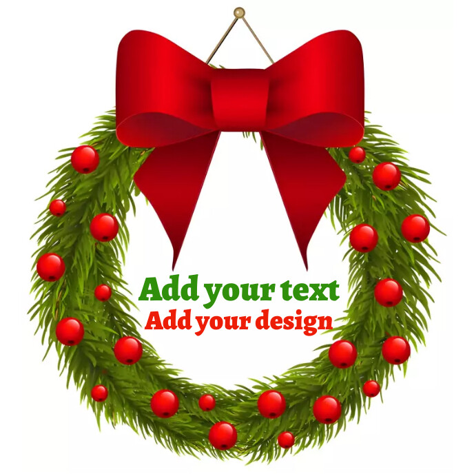 Christmas ribbon Template | PosterMyWall