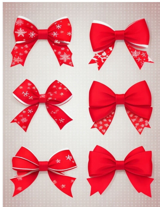 Printable Christmas Ribbons Free Vectors | Christmas Ribbon