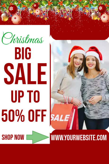 Christmas Sale Ad Template | PosterMyWall