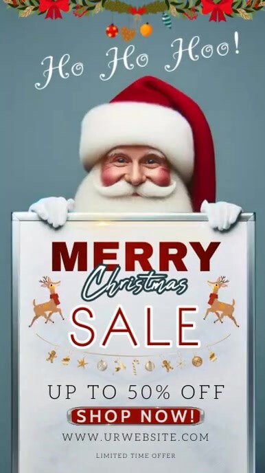 christmas sale ad instagram template | PosterMyWall