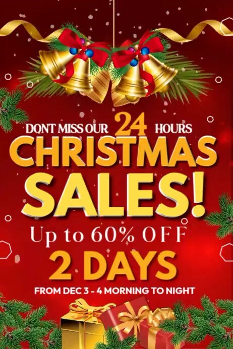 Christmas Sale ads (1) Template | PosterMyWall
