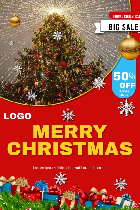 Christmas Sale Banner template
