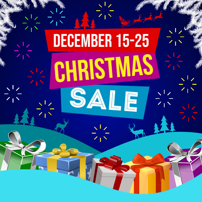 CHRISTMAS SALE BANNER Instagram Post template