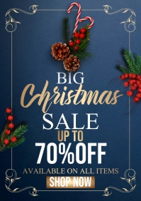 Christmas Sale A2 template