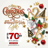 christmas sale Instagram Post template