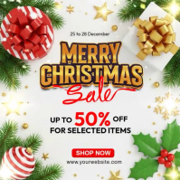Christmas Sale Instagram Post template
