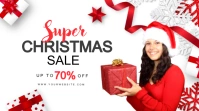 christmas sale Post di Twitter template