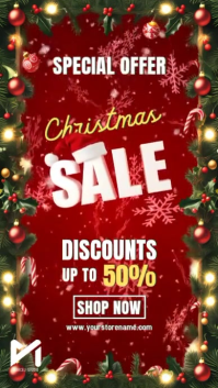 Christmas Sale Instagram Story template