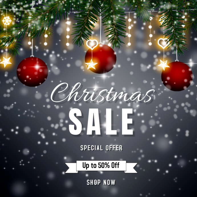 Christmas Sale Instagram Post template