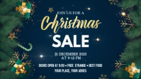 Christmas Sale Digitalanzeige (16:9) template