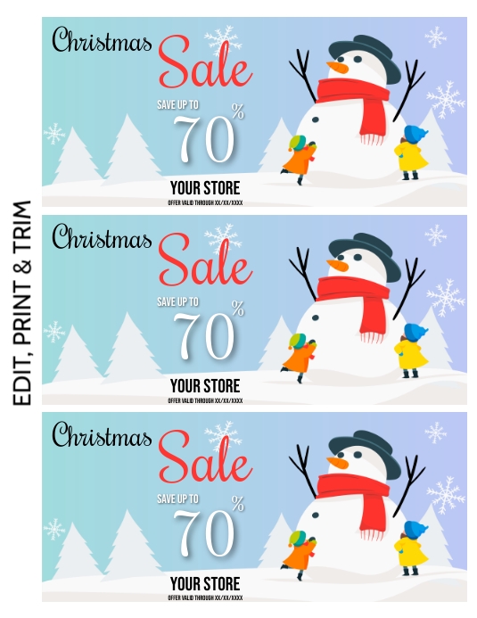 Copy of CHRISTMAS SALE | PosterMyWall